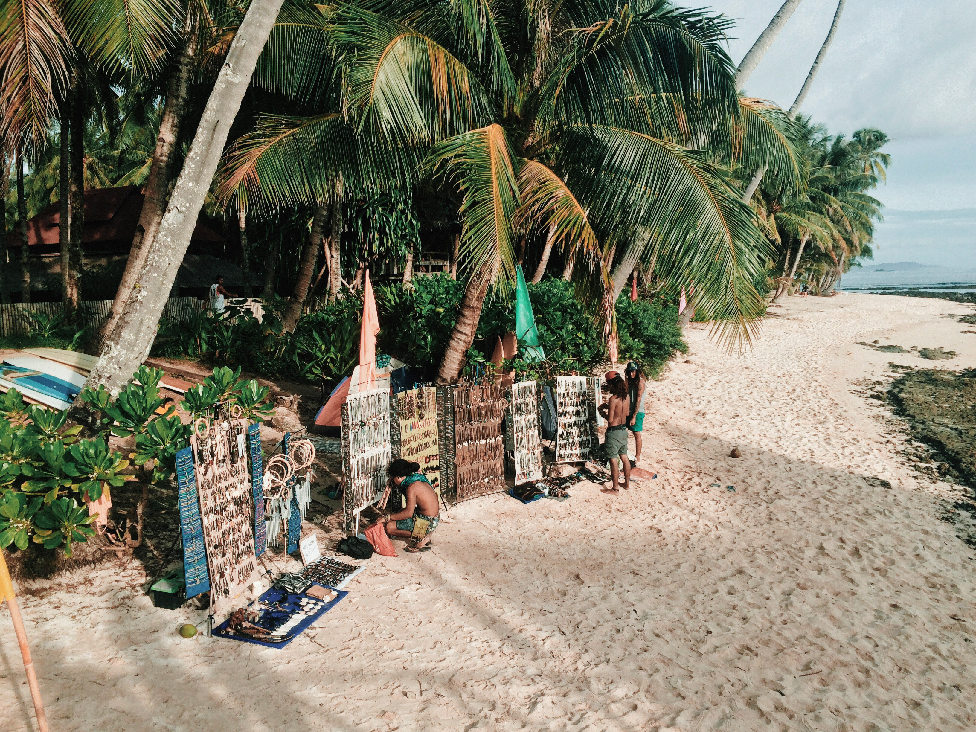 Surfer vendors at Cloud 9, Siargao